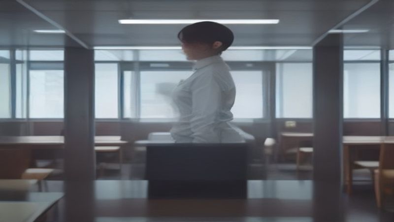 新91视频新闻团队在报道现场进行内容创作